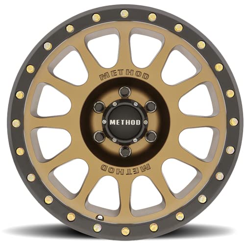 305 NV Method Wheels Bronze Wheel with Matte Black Lip (18 x 9. inches /6 x 135 mm, 0 mm Offset)