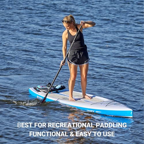 RAVE Sports Adjustable SUP Paddle – Lightweight Oar for Stand Up Paddleboard, Floats and No Twist Handle Lock, Glide Style