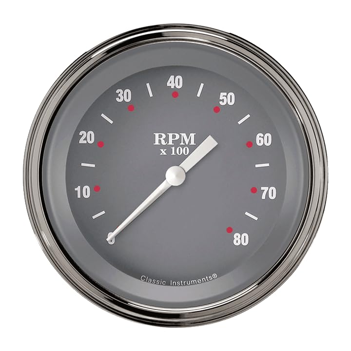 SG80SLC Classic Instruments SG Series 3In Tachometer 8000 RPM