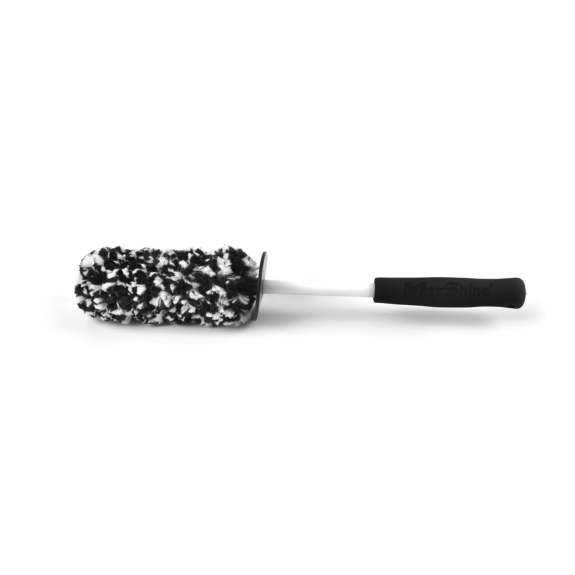 Maxshine 3-Piece Universal Microfiber Wheel Brush Kit (Black) | 14”, 18” & 20” Sizes | Ultra-Soft Lint-Free Heads with Anti-Static | Versatile Car Wheel & Rim Cleaning Brushes for Auto Detailing