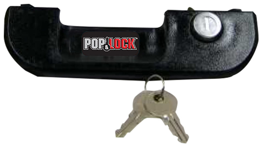 Manual Tailgate Lock – Pop & Lock for Toyota Tacoma, Fits 1995 to 2004 Models (Color Black, PL5100, Standard Lock)
