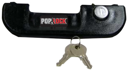 Manual Tailgate Lock – Pop & Lock for Toyota Tacoma, Fits 1995 to 2004 Models (Color Black, PL5100, Standard Lock)