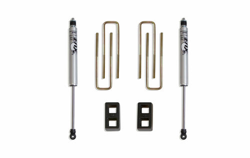 Part# 906720F MaxTrac SUSPENSION'S is A Rear Box KIT Including 2" Lift Blocks, U-Bolts & A Pair of Fox 2.0 Performance Series Rear Shocks