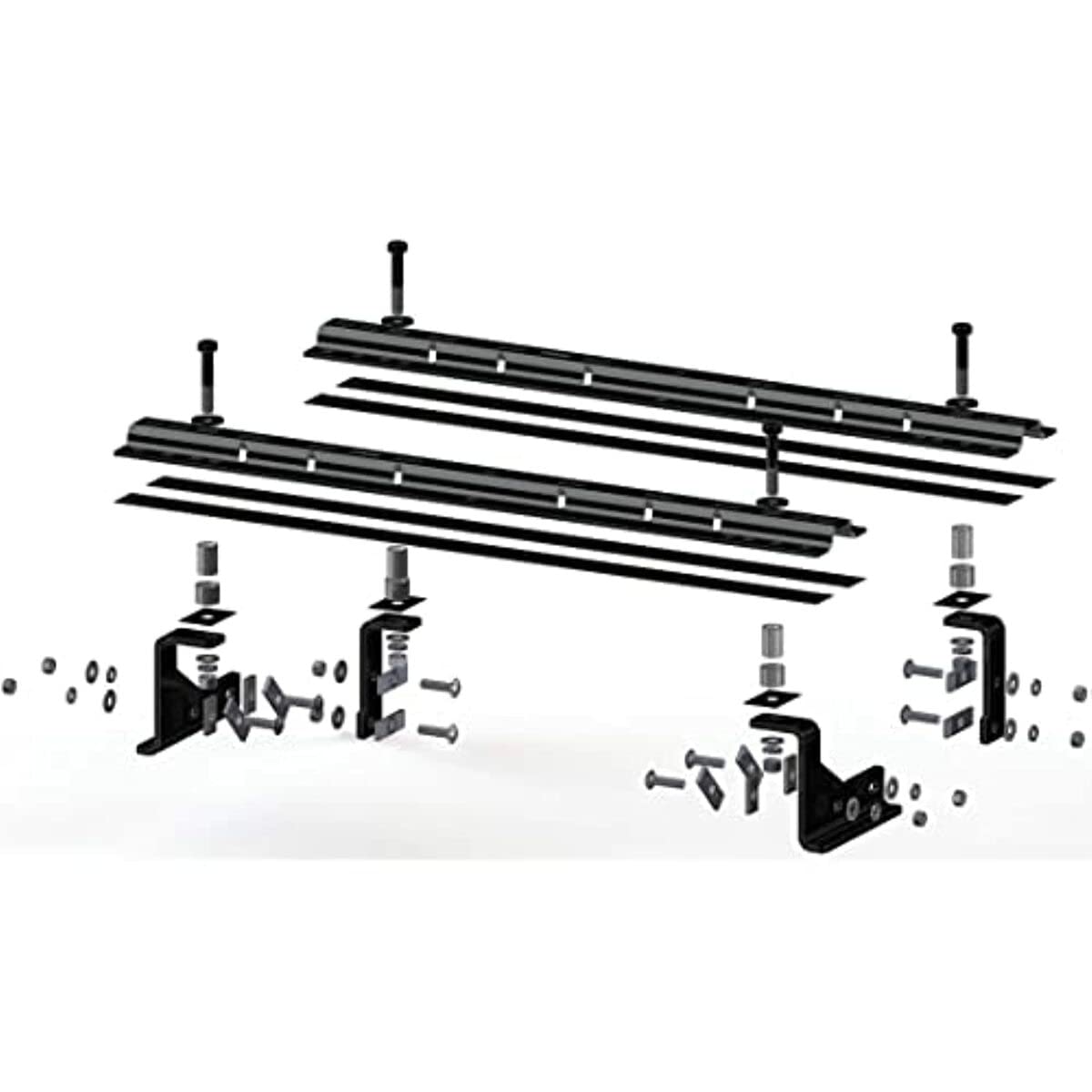 Fifth Wheel Trailer Hitch Mount Kit Husky Towing 32858 Fits Ford F-150 2015-2020 Bracket with 4 Piece Bolt-On Bracket Set for 30686 Rails