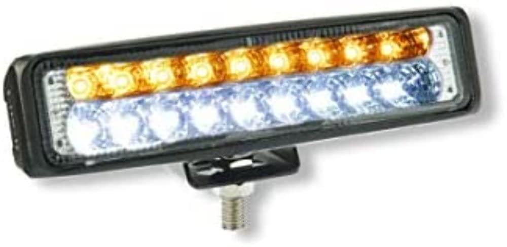 WL54AW Custer LED Flood Work Light and Amber Strobe Combo, 54 Total watts, 12-24 v.