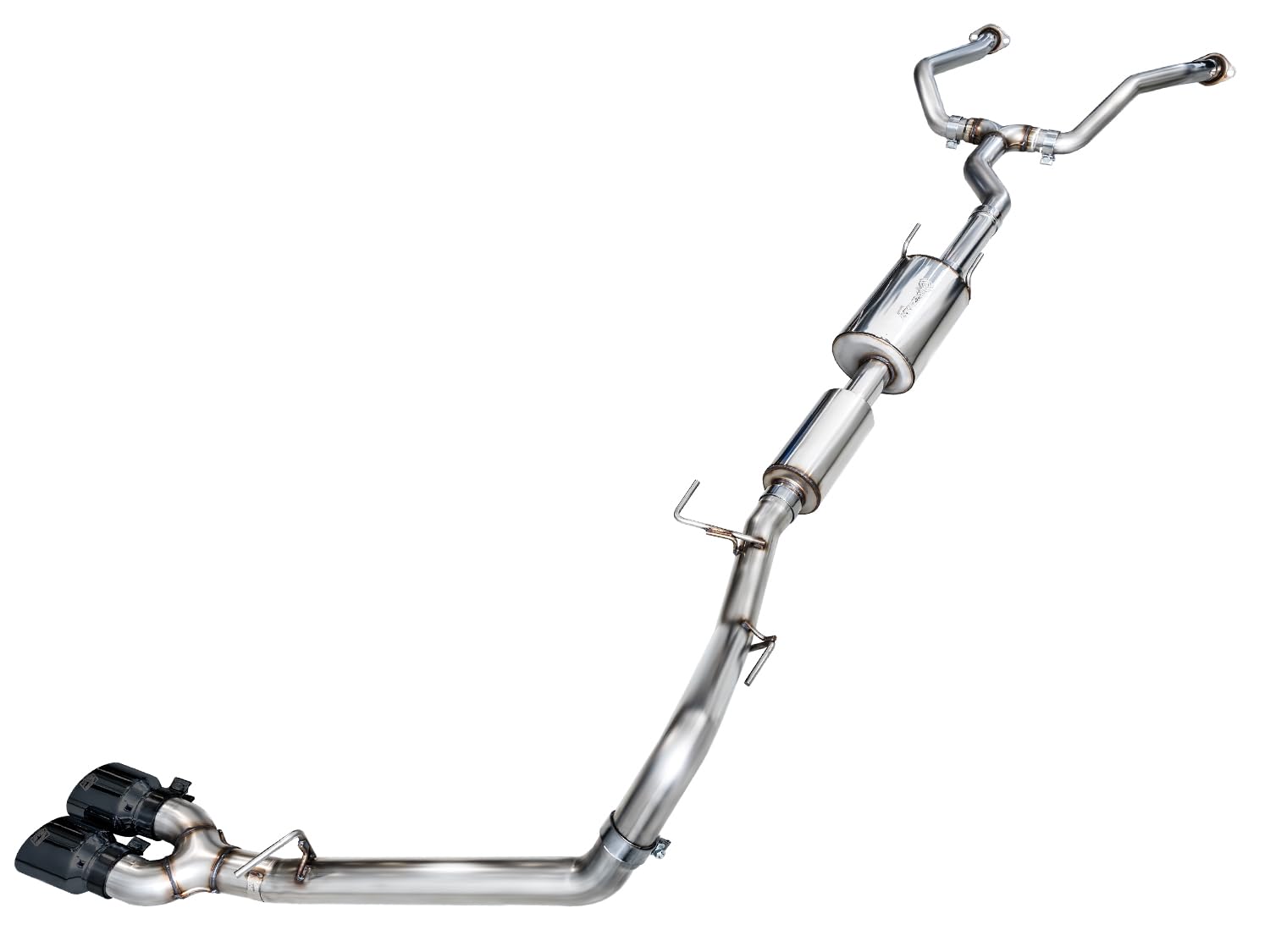 0FG AWE Tuning Exhaust for 3rd Gen Toyota Tundra - Dual Diamond Black Tips