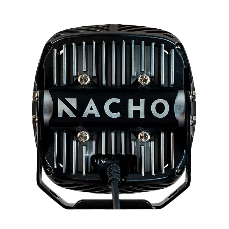 Grande Nacho PM612 4 HI Spot, Flood and Area Offroad LED Lightning 80W Effective Lumens 7,883 Peak Candela 270,070. Illuminate with Style Your 4x4 Off Road Adventures - Individual