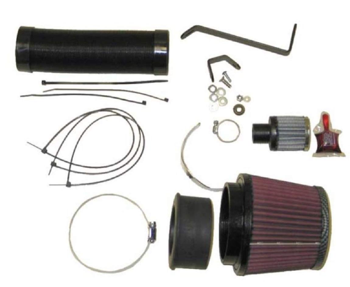 Cold Air Intake System K&N: High-Flow Air-Filter, Increase Performance & Horsepower: Compatible with 2000-2004 AUDI A4, 57-0593