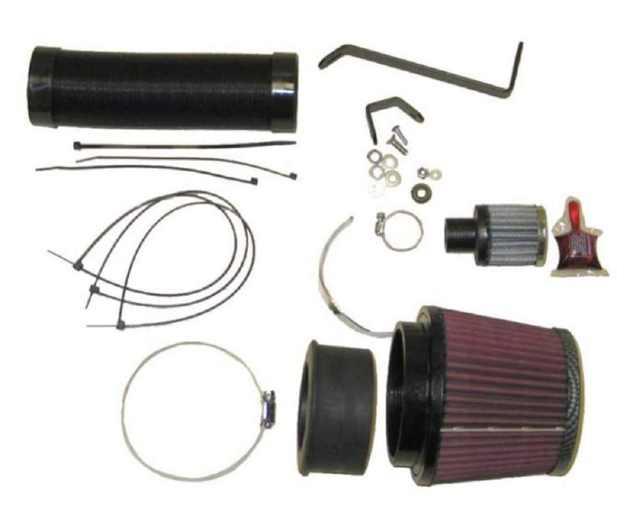 Cold Air Intake System K&N: High-Flow Air-Filter, Increase Performance & Horsepower: Compatible with 2000-2004 AUDI A4, 57-0593