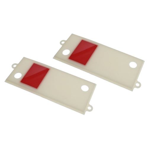 1967-8 Dlx Door Light Lens Pr Scott Drake (C7ZZ-13731-B)