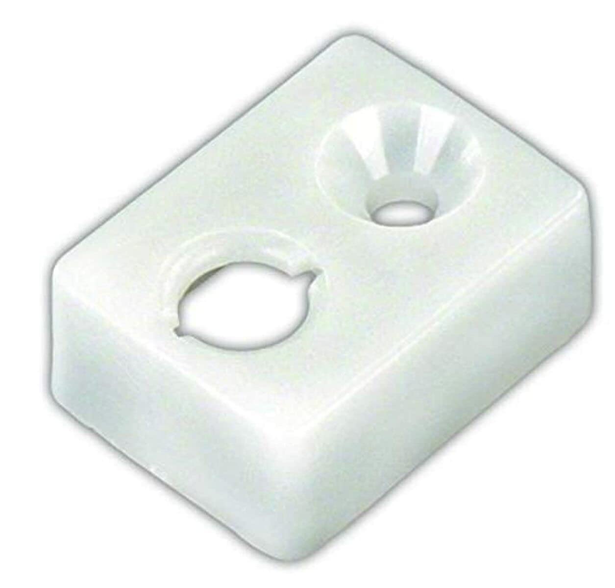 End Stop JR Products 81465 - Type E, White