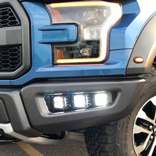 Off-Road Rigid LED Fog Light Kit made for F150 Raptor 2017-2020