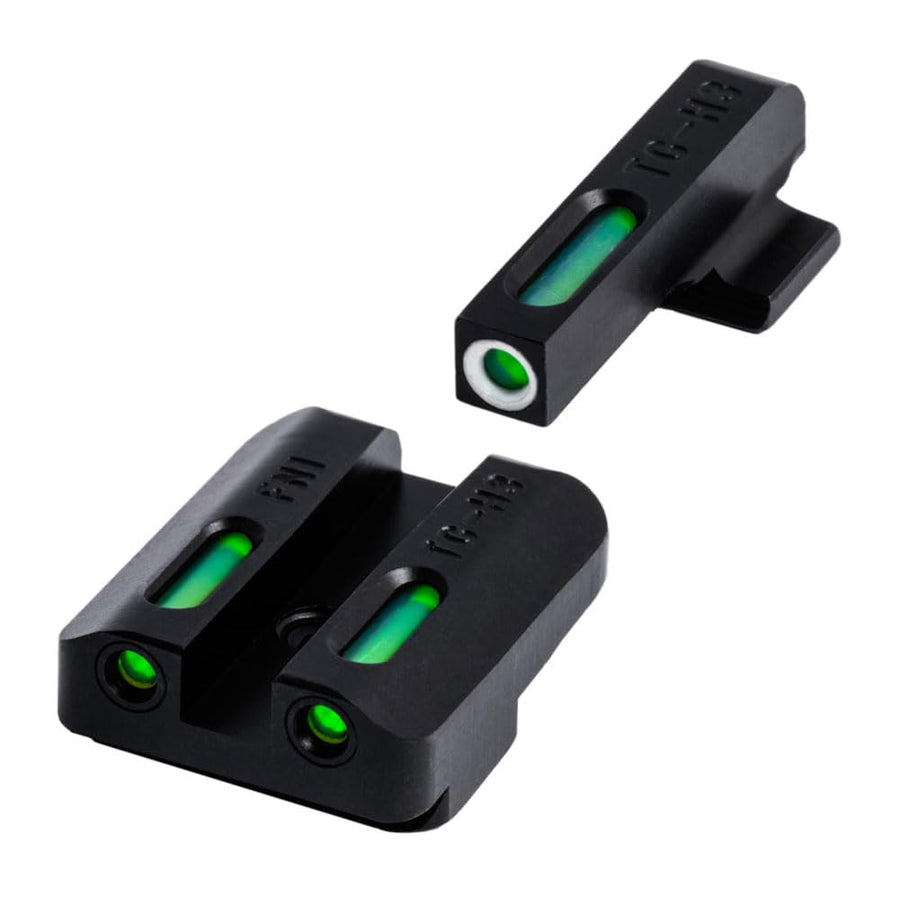 Handgun Sight TRUGLO TFX | Durable Shock-Resistant Compact Brightly Glowing Tritium & Fiber-Optic Xtreme Day/Night Sight, Compatible with FN FNX45 Handguns
