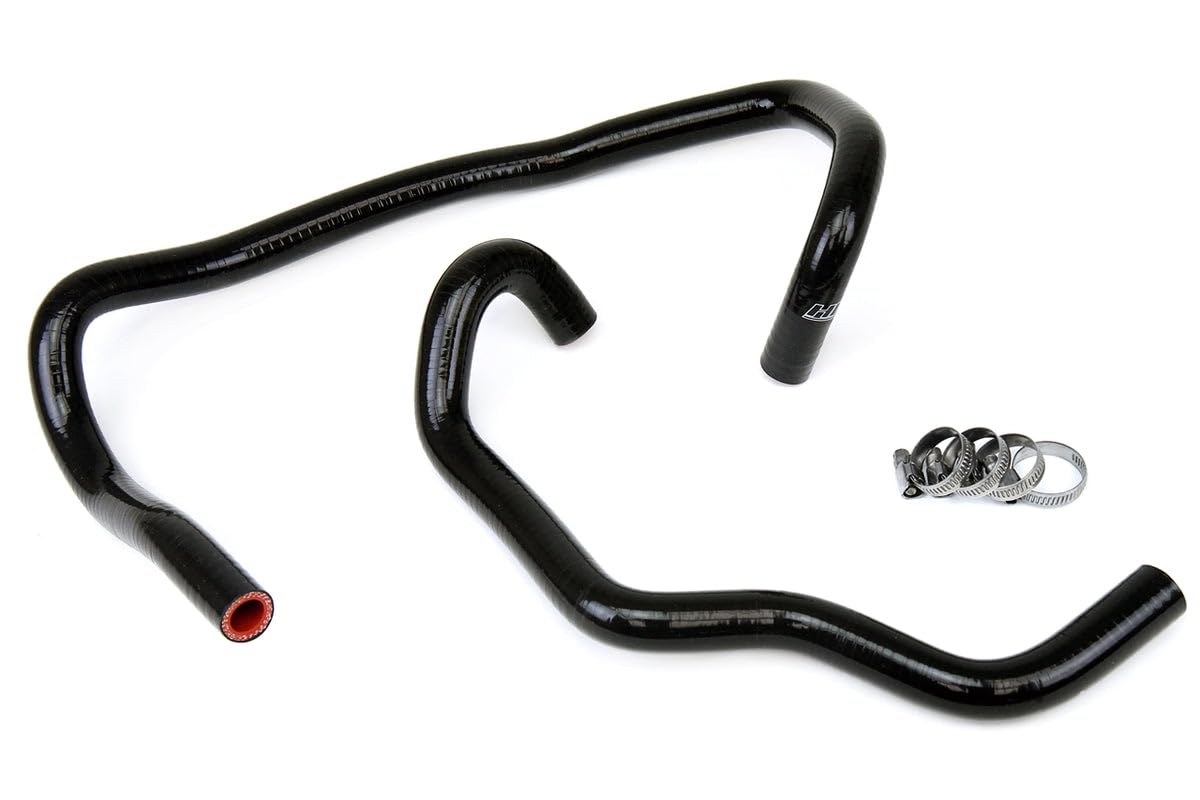 Black HPS 57-1469-BLK Silicone Heater Hose Kit Coolant
