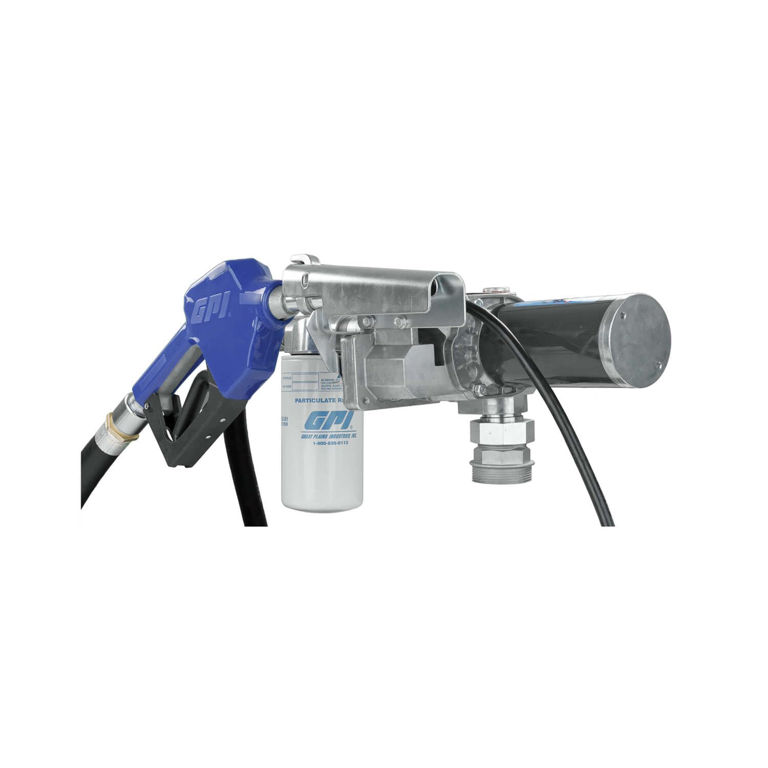 M-180 Series GPI Fuel Transfer Pump, Automatic Shut-off Nozzle with Filter Kit, 18 GPM, 12 Volt (110612-02)