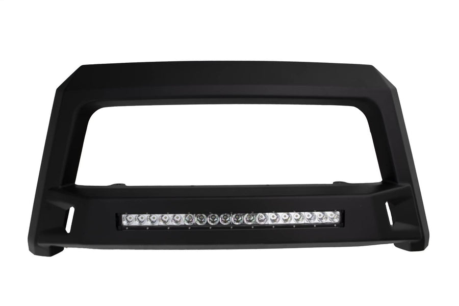 Lund RealTruck 86521214 Revolution Bull Bar with Integrated LED Light Bar, Black Steel for 2007+ GM Trucks & SUV's