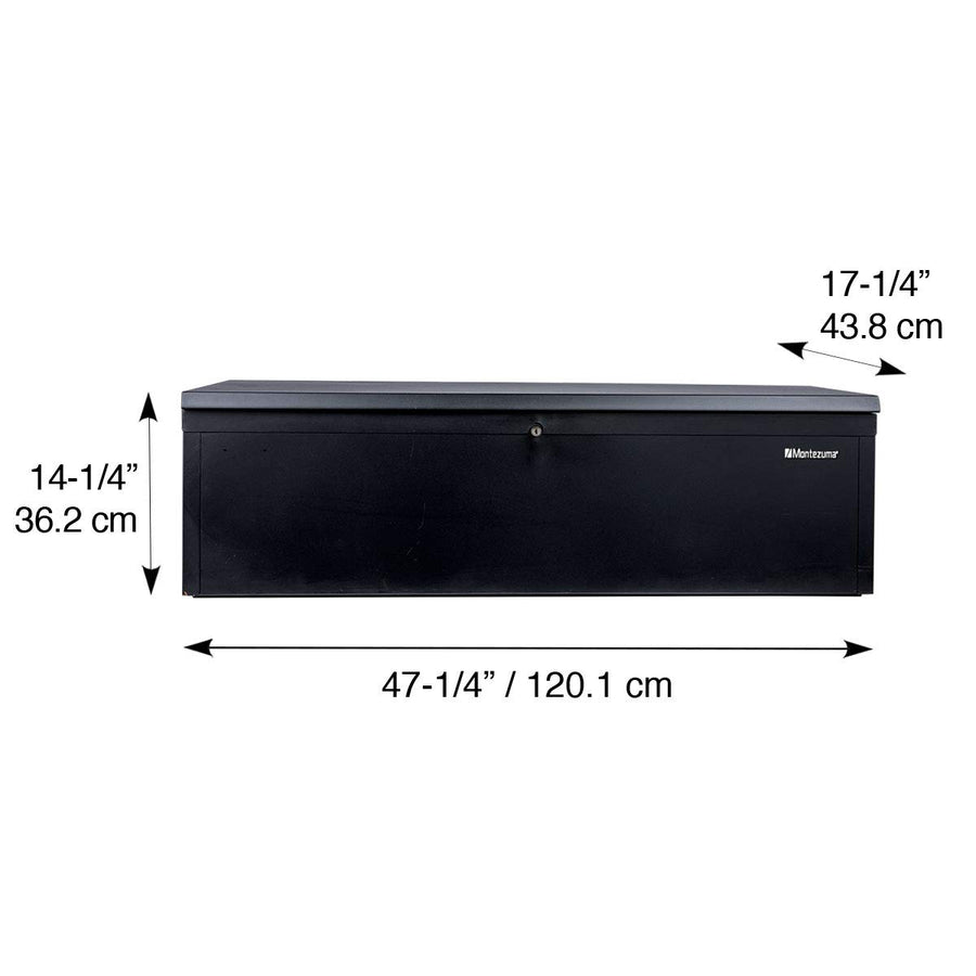 47" Montezuma Steel Lockable Utility Box and Portable Tool Storage