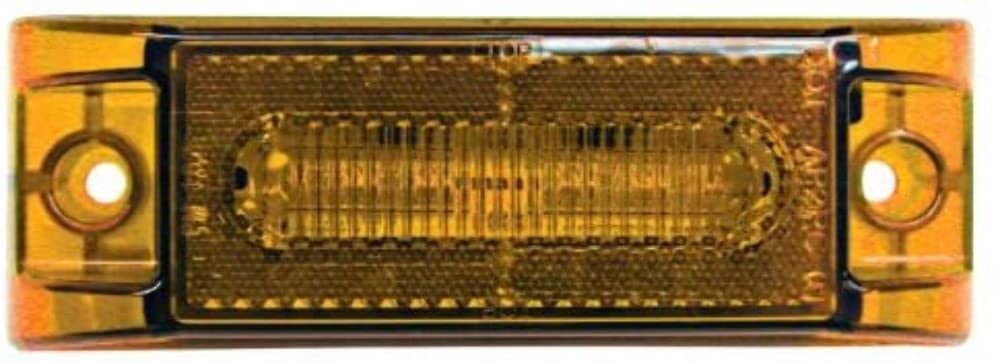 Peterson Led Marker/Clearance M187A-BT2, Rectangular, W/2 .180 Bullets, 6.0"X2.0"