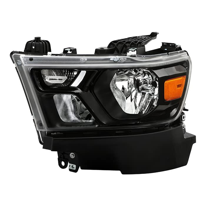 OE Style Xtune Halogen Headlight (HD-JH-DR19-OE-BK-L) (POE)