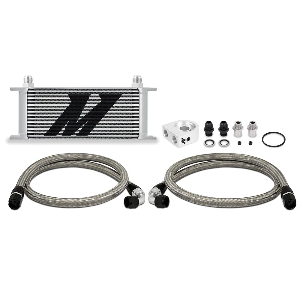 Mishimoto Oil Cooler Kit Universal, 16-Row, Silver