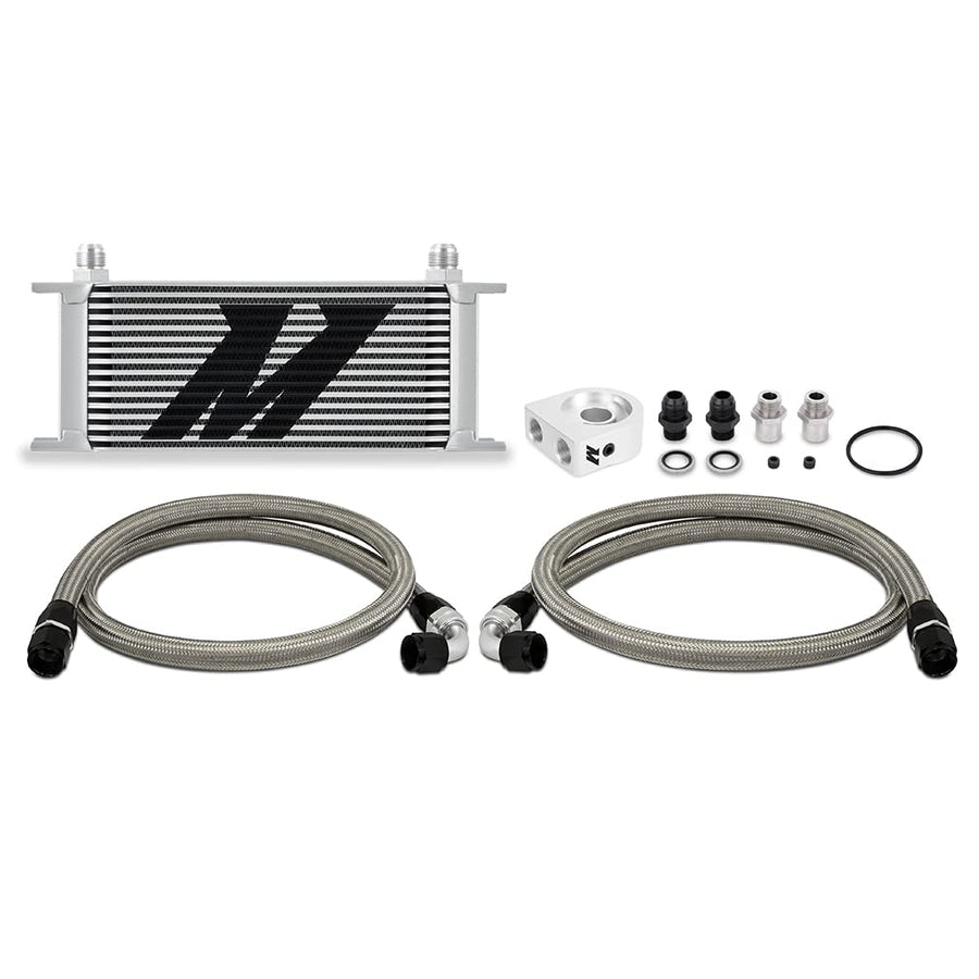 Mishimoto Oil Cooler Kit Universal, 16-Row, Silver