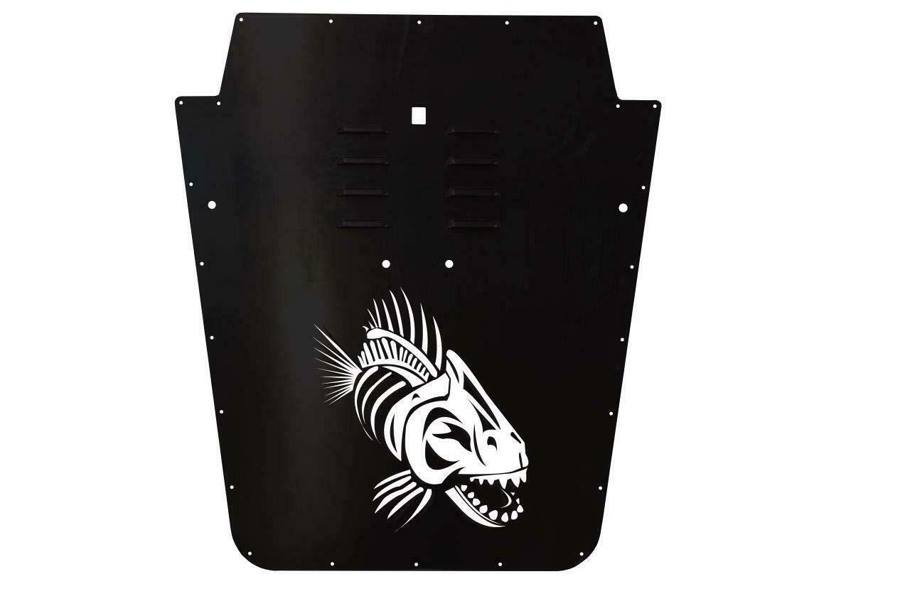 Dorman Offroad Fishbone FB31134: Jk Black Hood Louver (13-18)