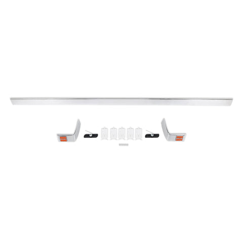04-533 Brothers Trucks Cab Moldings - Rear - 3-Piece Set