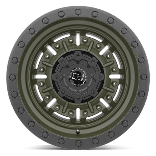 Abrams Black Rhino 17x8.5 6x5.5" +0mm Olive Drab Green Wheel Rim 17" Inch 1785ABR006140N12