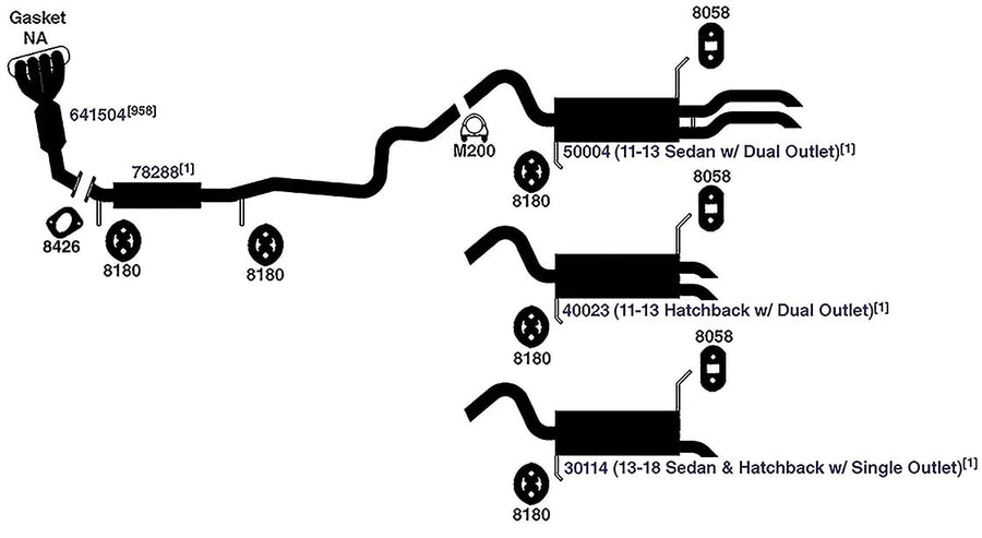 Exhaust Pipe AP Exhaust Products 78288