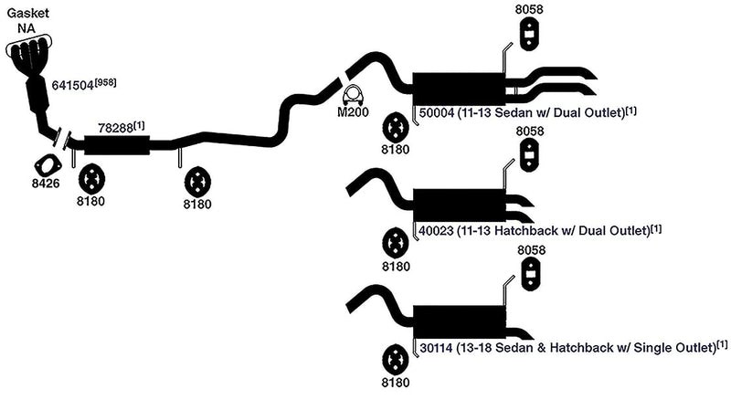 Exhaust Pipe AP Exhaust Products 78288
