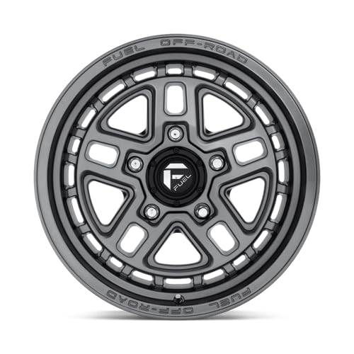 1PC Fuel D668 17X9 5X5.5 MT-GNMTL -12MM - D6681790B445