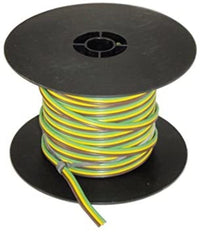 Bonded Parallel 3-Wire - Brown/Green/Yellow - 100 Feet - 16 Gauge