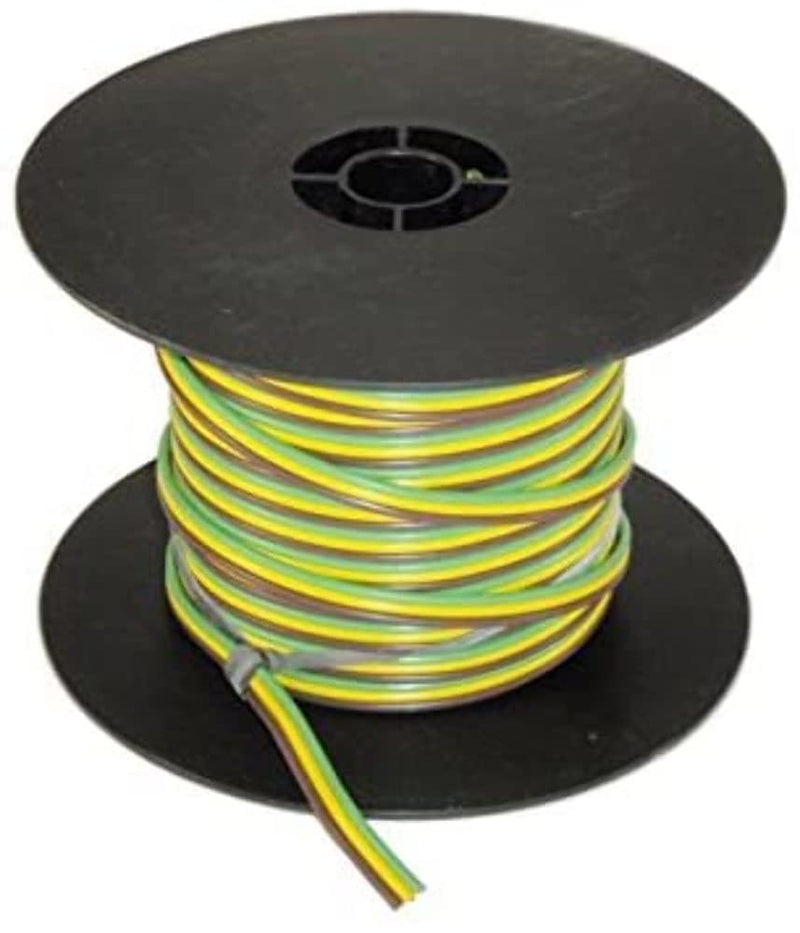 Bonded Parallel 3-Wire - Brown/Green/Yellow - 100 Feet - 16 Gauge