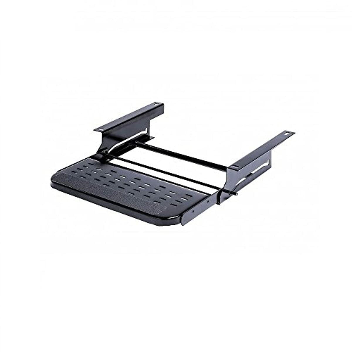 Manual RV Step Stromberg Carlson SMFP-1220 – Foldable Camper Stairs for Trailer, Portable Single Pull Out Platform for RV, Rust Resistant Construction, Exterior Camper Step, 20" Wide Non-Skid Design