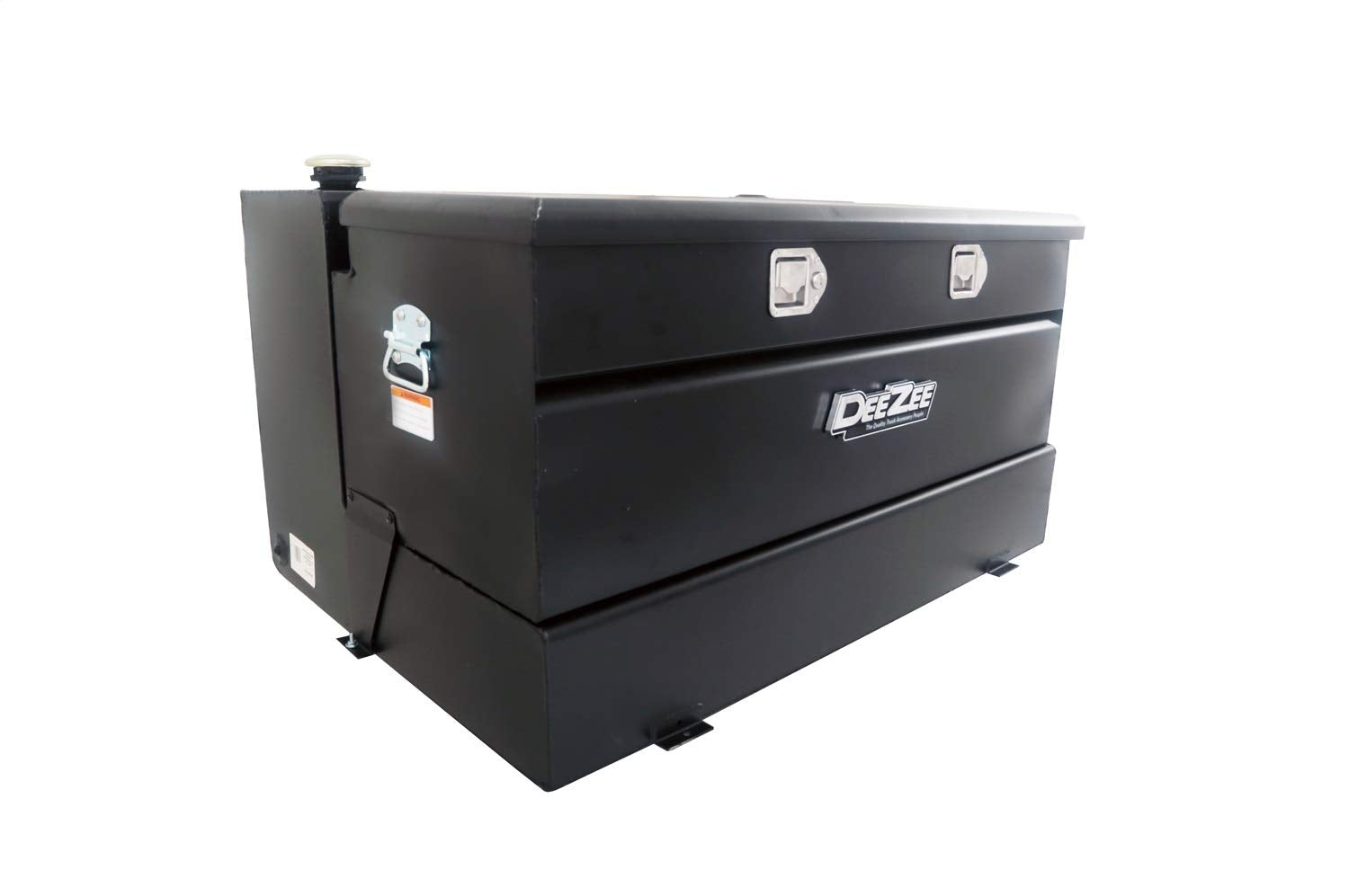 Black Steel Combo Transfer Tank & Tool Box Dee Zee DZ92647SB (92 gallon)