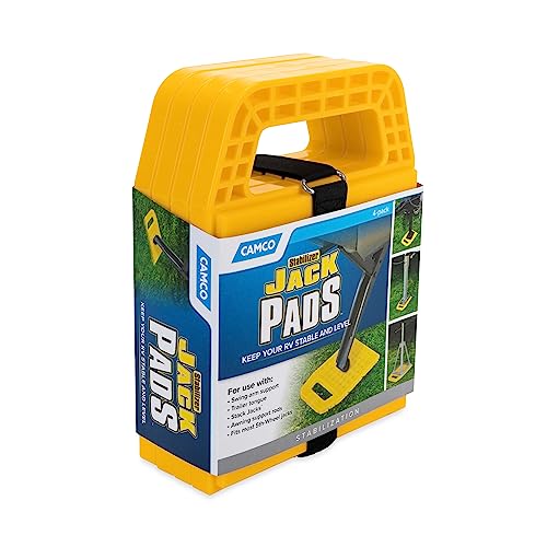 RV Stabilizer Jack Pad Camco 44595, 4-Pk. - Quantity 4