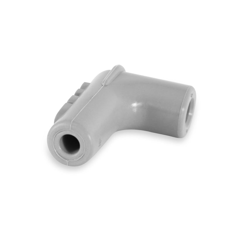 MSD 90° 34515: Spark Plug Boot, Gray Silicone, 100each