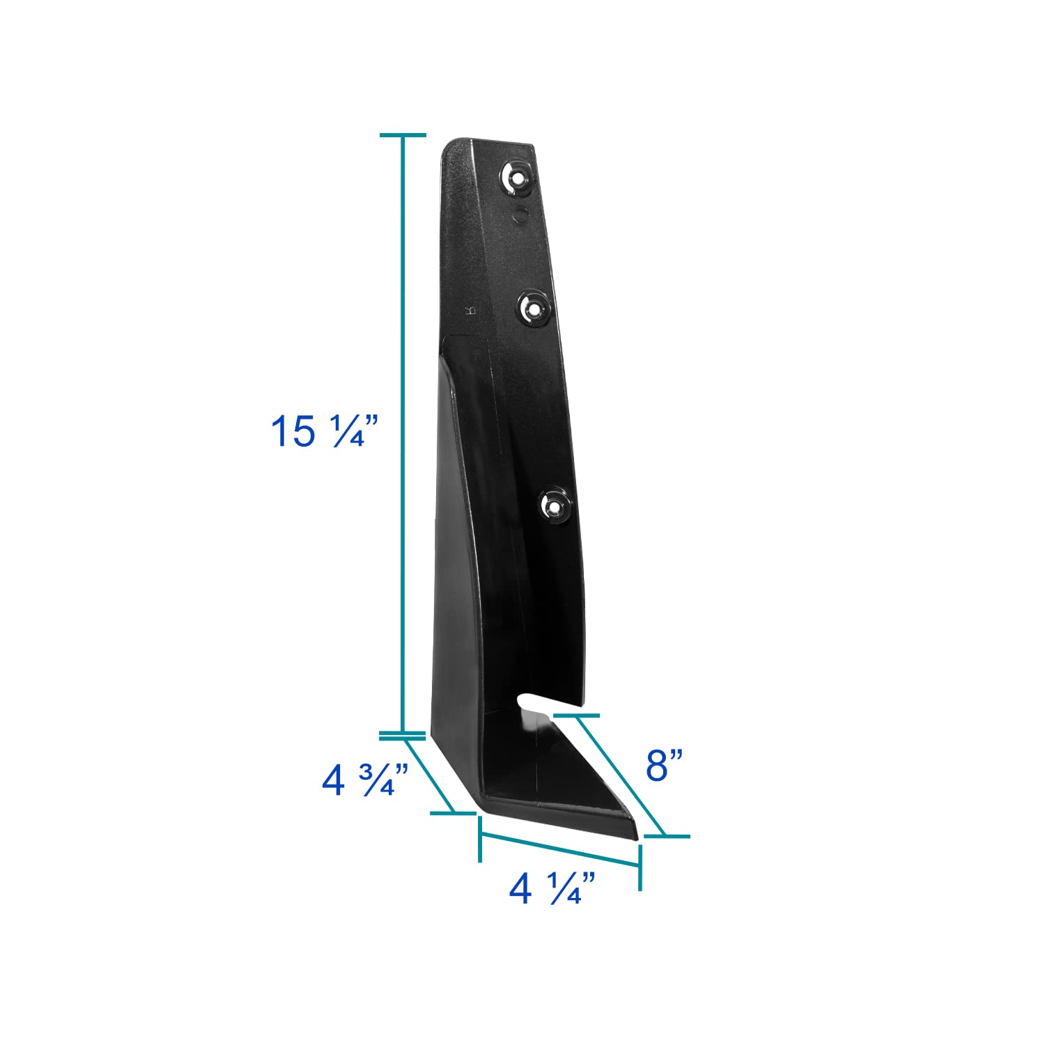 Front Bumper Canards Spec-D Tuning Black 2PC Compatible with 2014-2019 Chevy Corvette C7