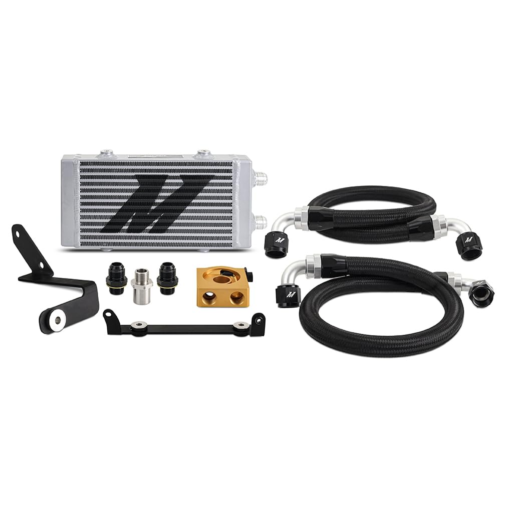 Mishimoto Thermostatic Oil Cooler Kit, Silver Cooler