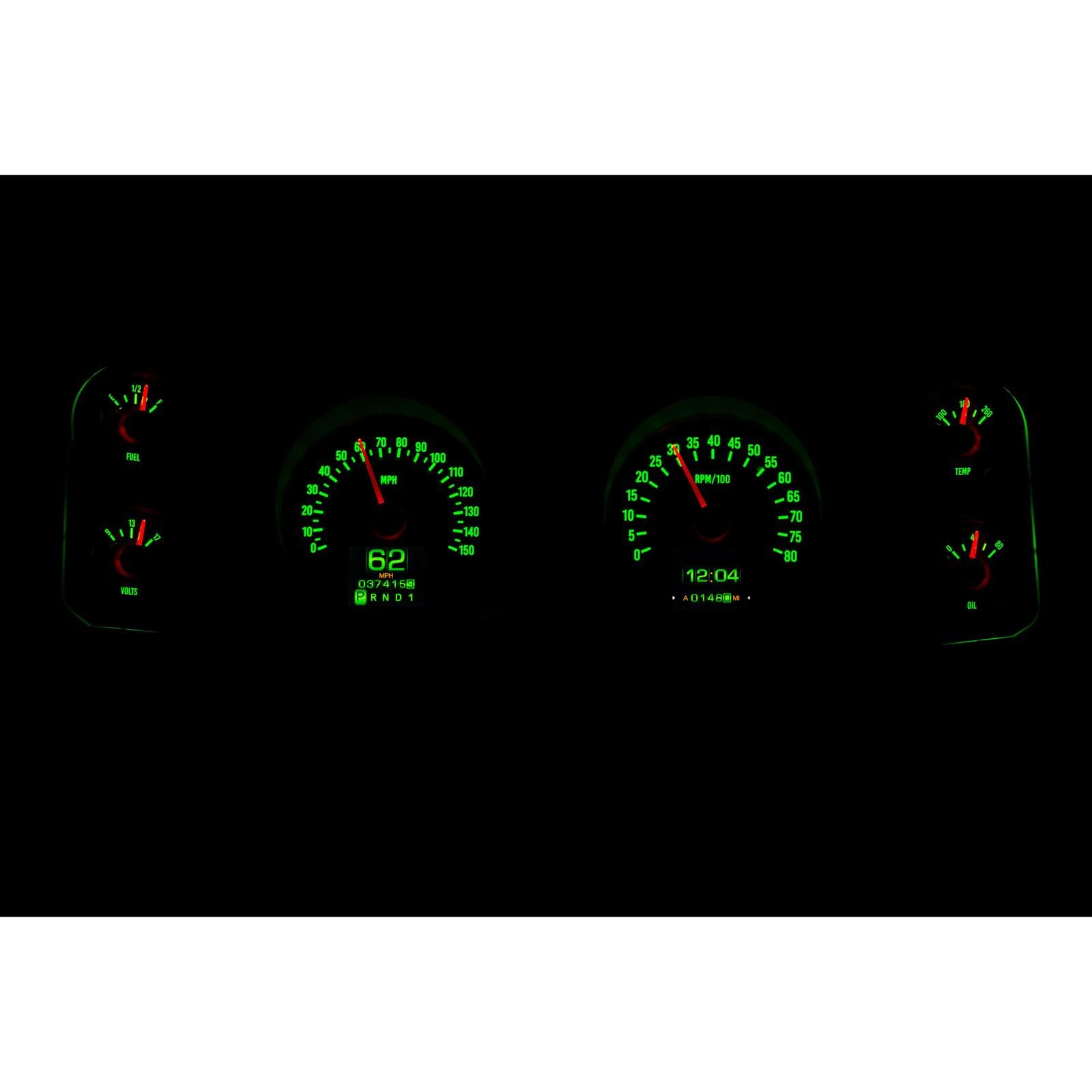 Dakota Digital Compatible RTX-70C-CAM-X with 1970-78 Chevy Camaro Retrotech Gauge Instrument System