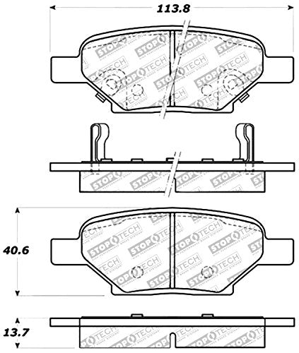 Sport Brake Pads StopTech 309.10330 with Shims and Hardware