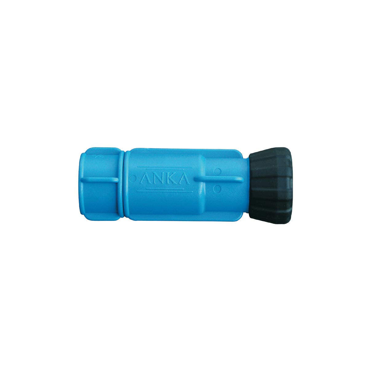 ANKA Series Watts 3/4" Small Inline Adjustable High-Pressure Full-Flow Hose Nozzle, Rubber O-Ring, Easy Grip, High Grade Glass Fiber Reinforced Nylon, Industrial, Agricultural, Home, Garden, Boat