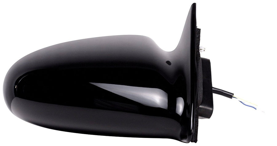 Passenger Side Fit Mirror for Geo Prizm, Black, Non-Foldaway, Power