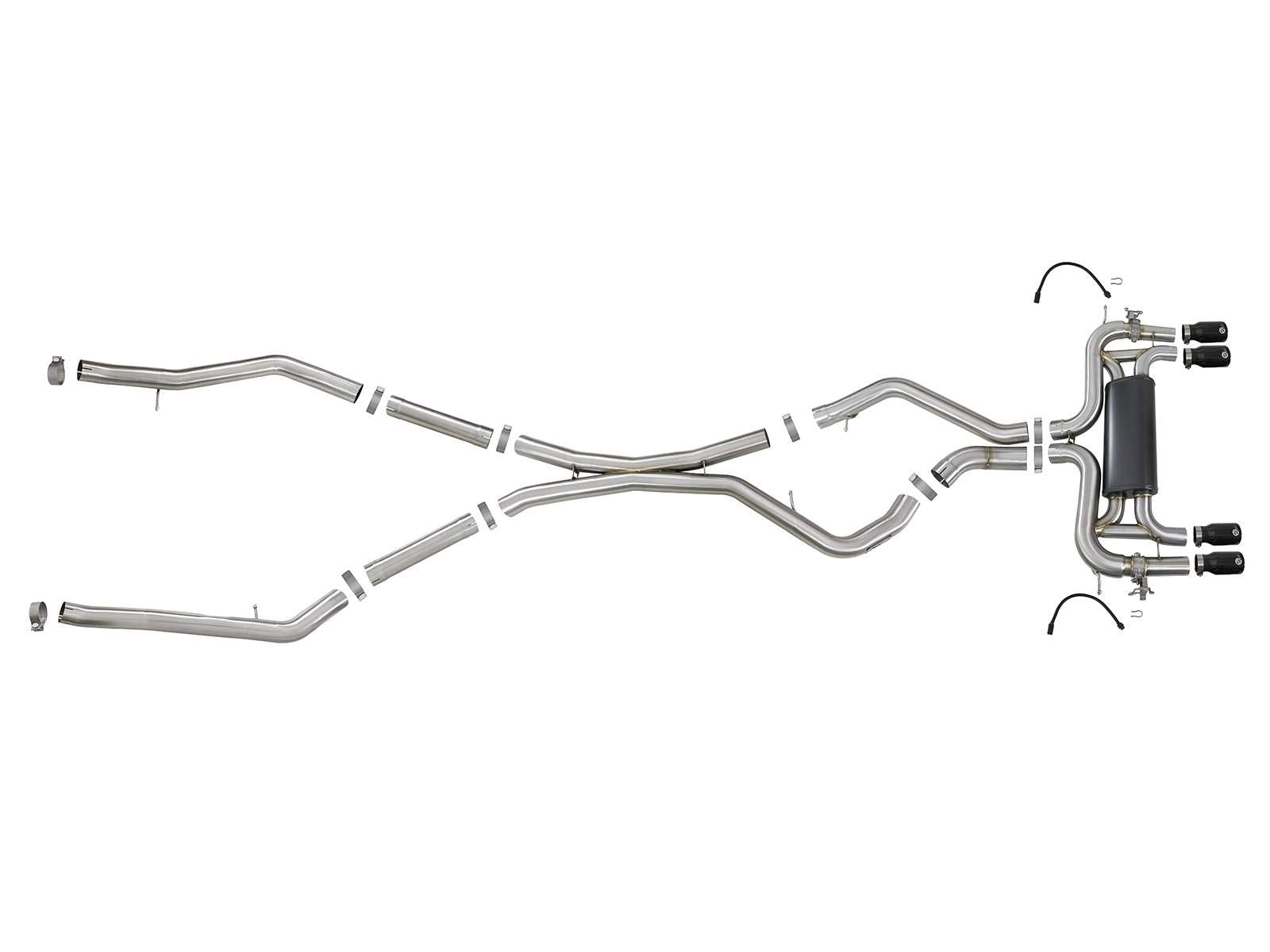 Mach Force-XP aFe Power 49-36341-B Performance Cat-Back Exhaust System