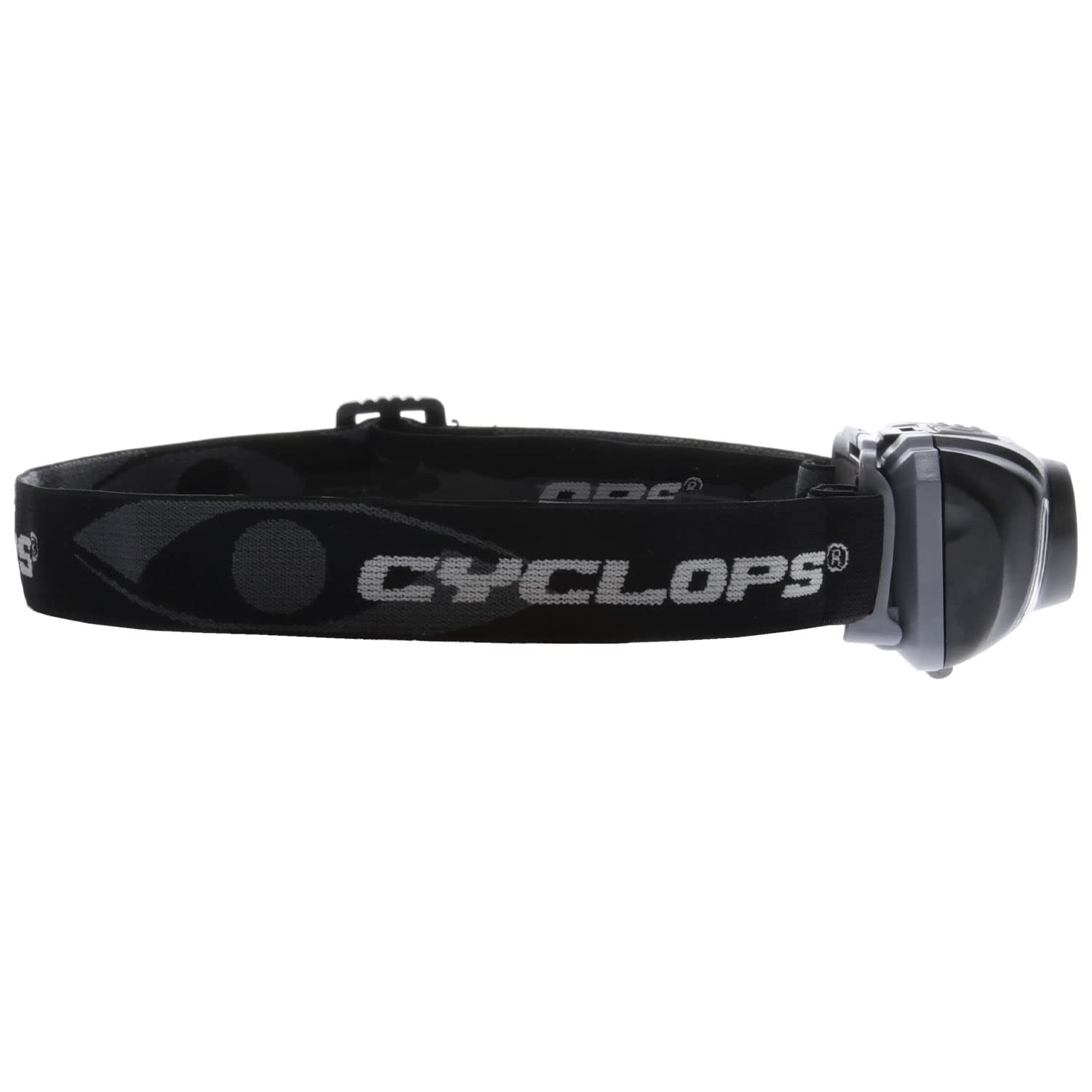 210 Lumen CYCLOPS Headlamp, Tactical Durable Lightweight Compact Adjustable Stretch Headband Bright 3 Color LED Headlight, AAA Batteries Included, Pack of 2