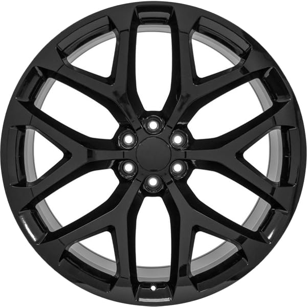 CV98B OE Wheels 20" Replica Wheel Fits Chevy Silverado CV98B Rim 20x9 Black Wheel