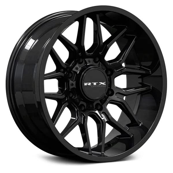 CLAWS RTX Custom Wheel - 20x9, 0 Offset, 8x165.1 Bolt Pattern, 125.1mm Hub - Gloss Black Rim