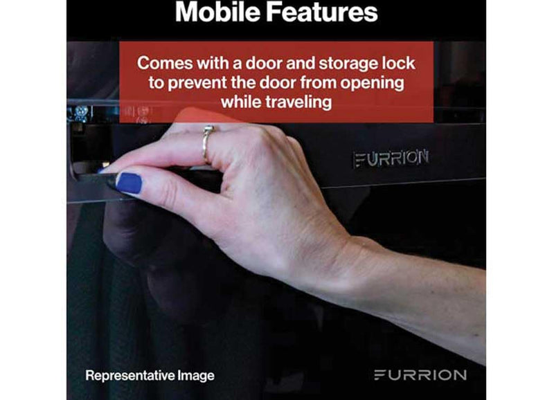8 Cu.ft. Furrion Dc Right Hinge Ref. Blk 111401