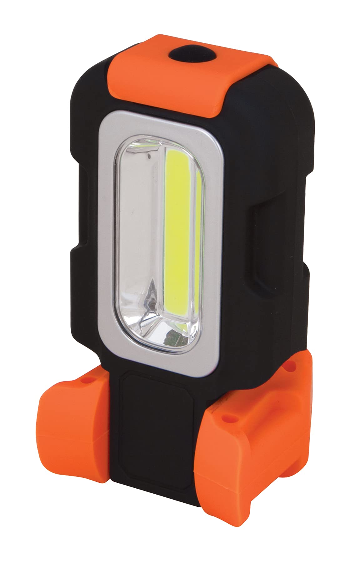 Performance Tool W2326 LED Worklight Heavy Duty 150 Lumen with Magnetic Base and Swivel Hook, Red Flasher, 2.5 Hour Runtime - Batteries Included