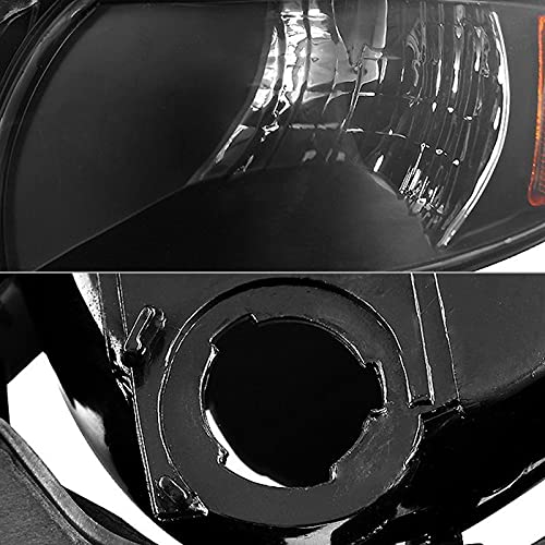Headlight Xtune HD-JH-PGPRIX-SET-AM-BSM (Pontiac Grand Prix 97-03 W/Amber Corner Lights - Black Smoked Crystal s)